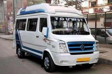 9 Seater Tempo Traveller on Rent